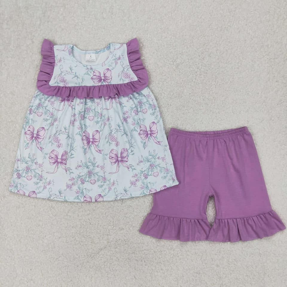 Purple bows