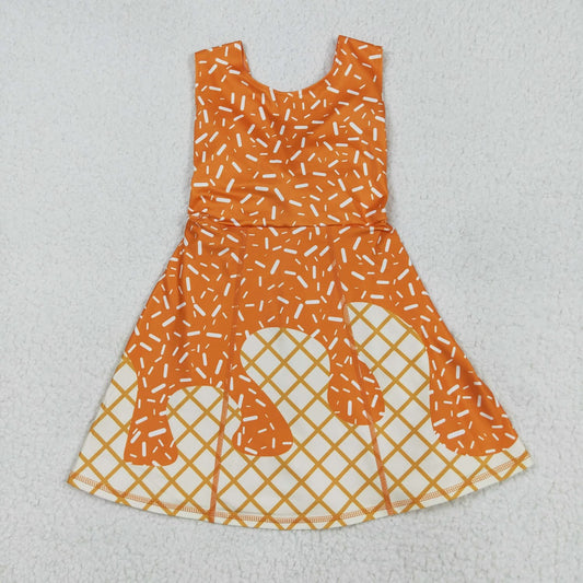 Ice cream athletic dress with shorts built in