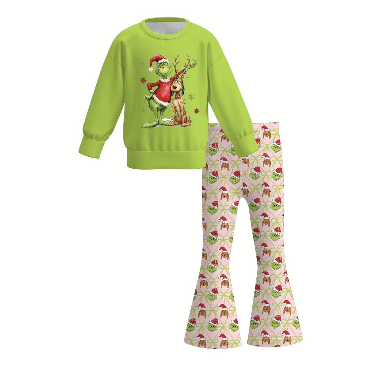 Girls lightweight sweatshirt pant set