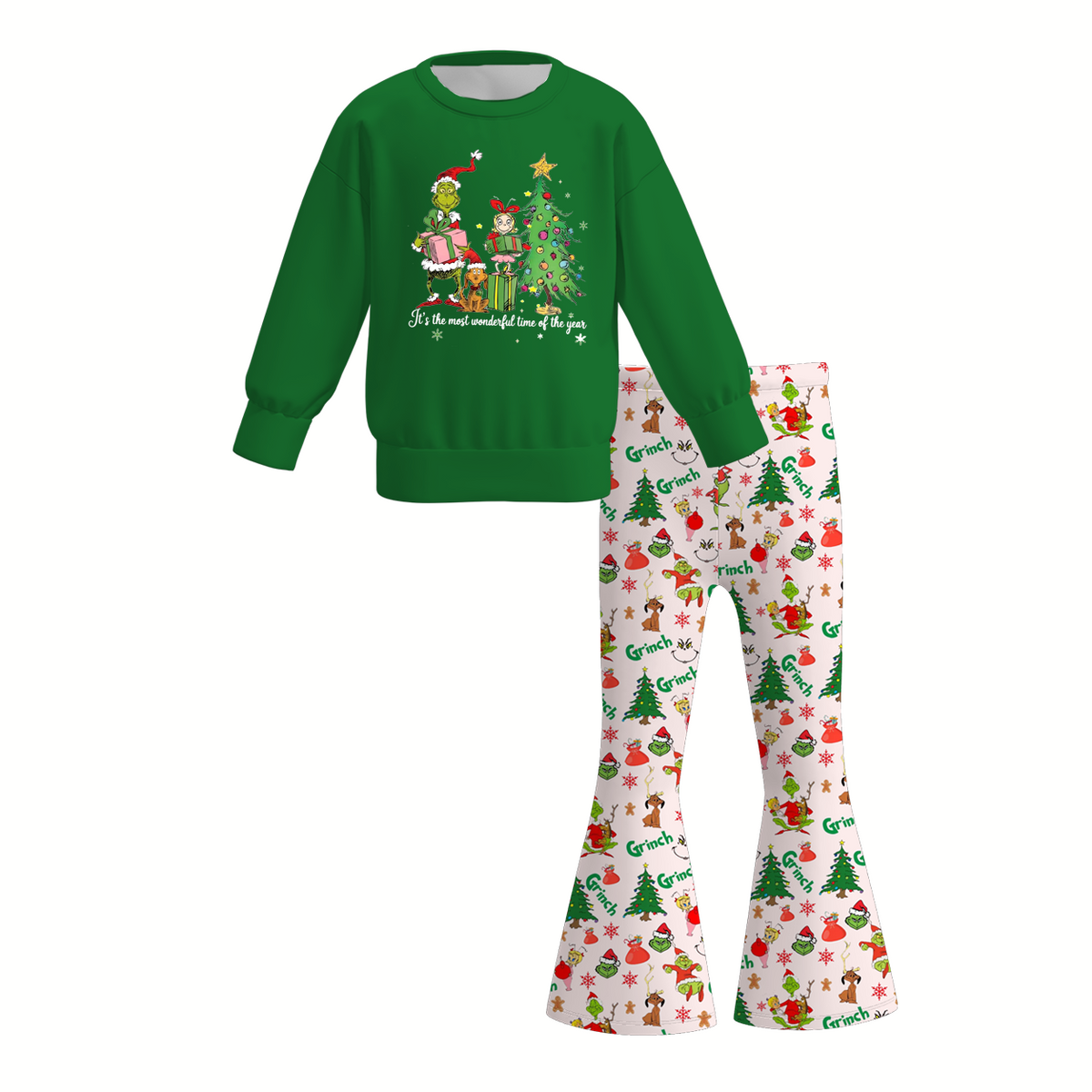 Girls lightweight sweatshirt pant set