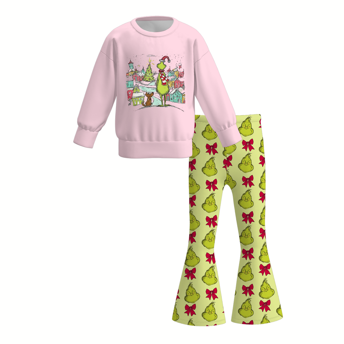 Girls lightweight sweatshirt pant set