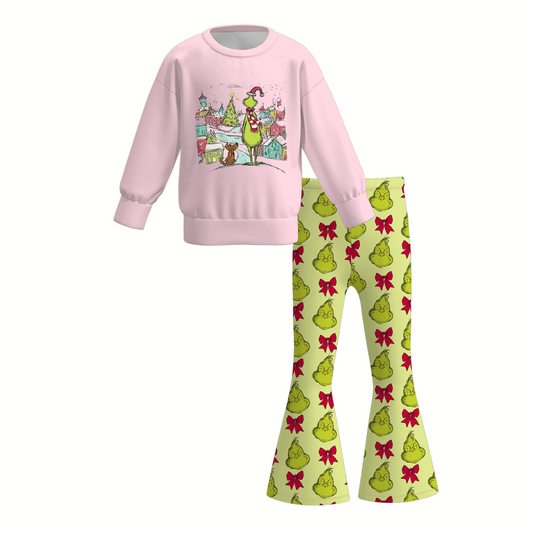 Girls lightweight sweatshirt pant set