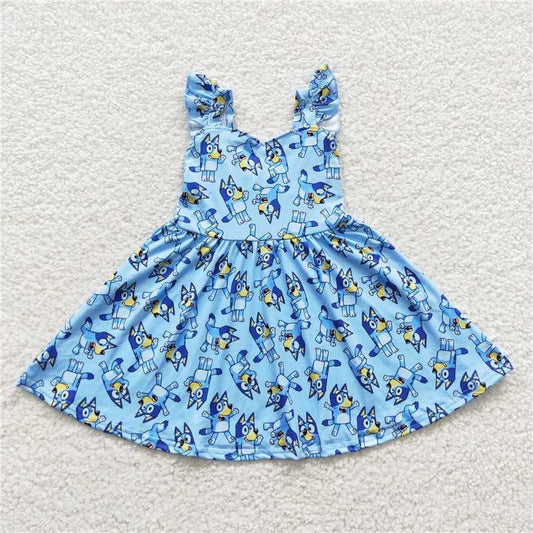 Blue pup dress