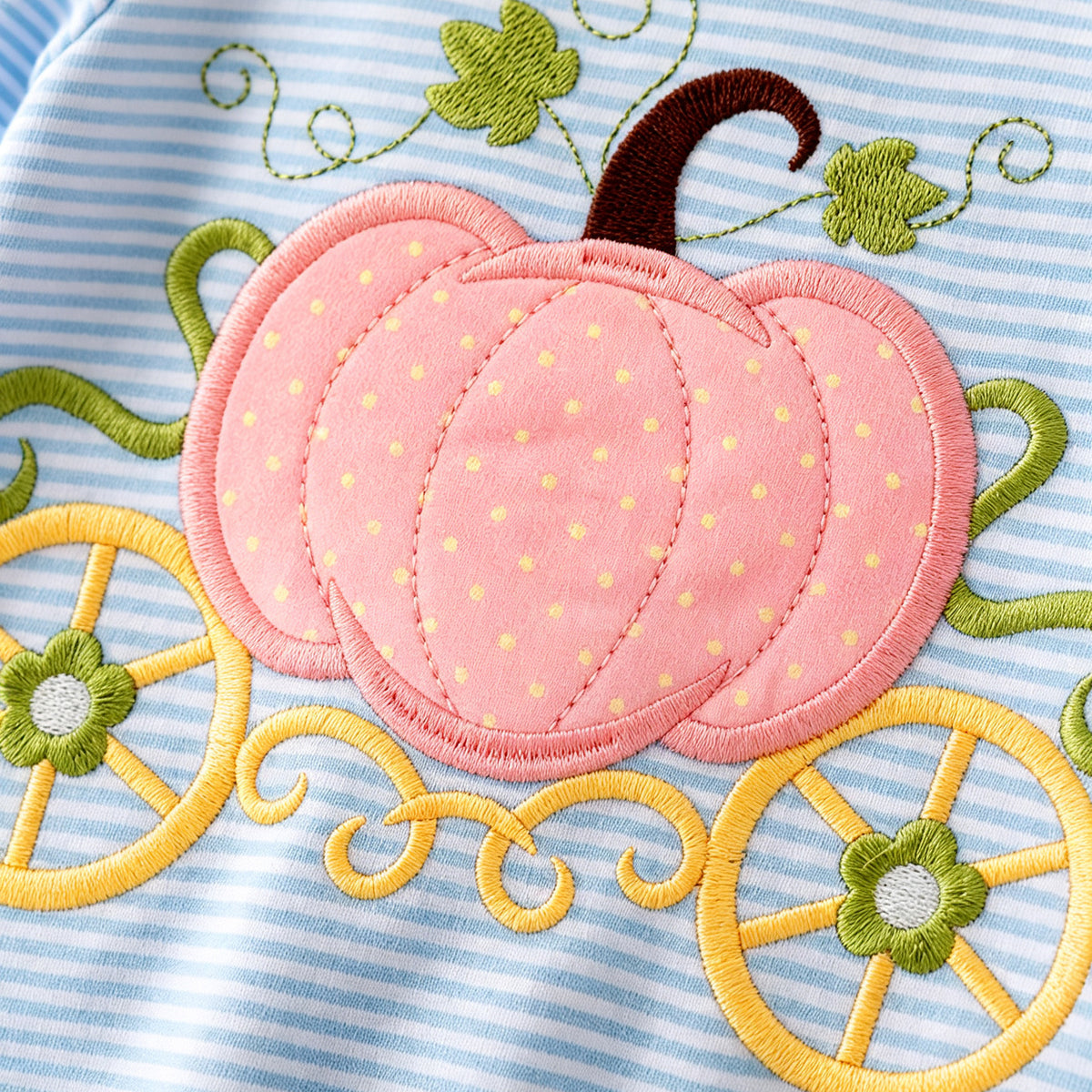Pumpkin appliqué set