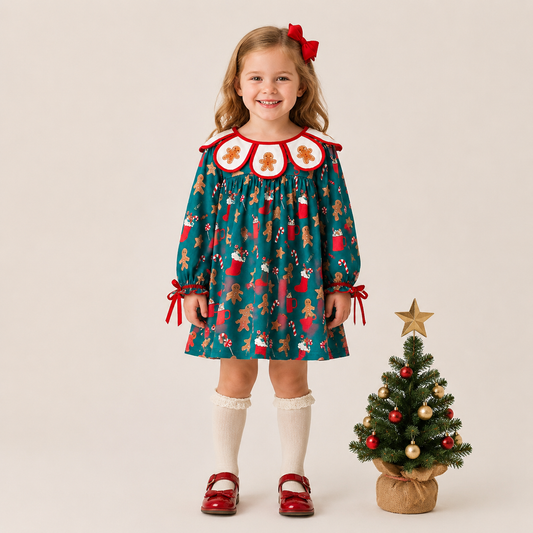 Christmas petal collar