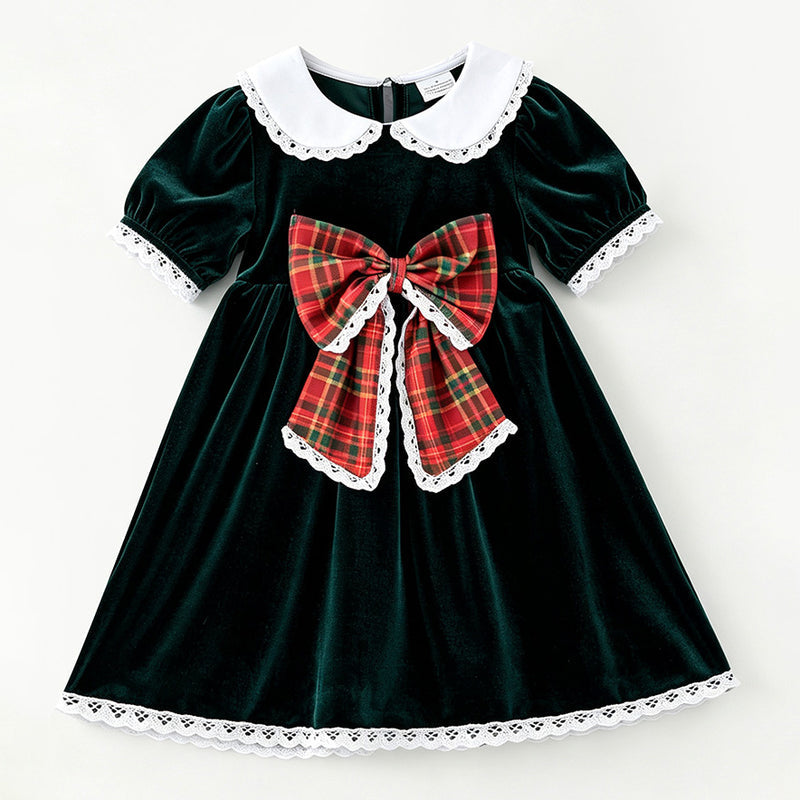 Christmas velvet dress