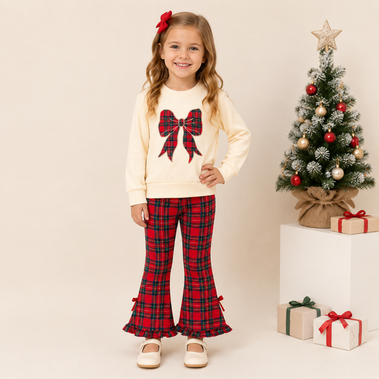 Christmas bow set