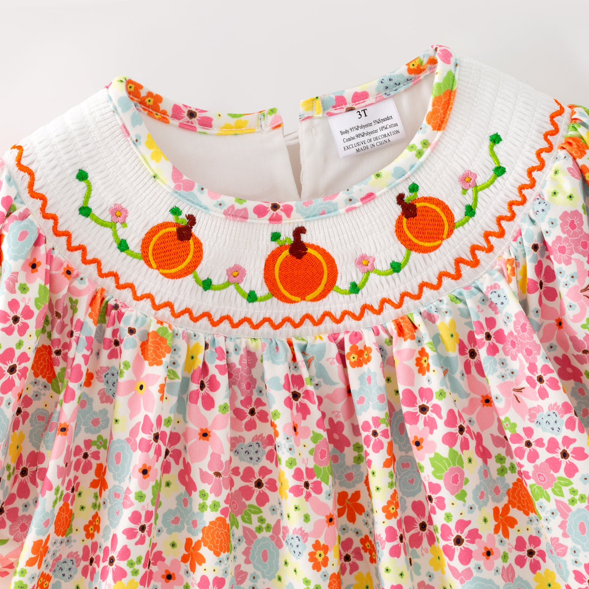 Fall smocked set