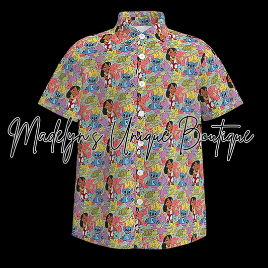 Unisex adult button up