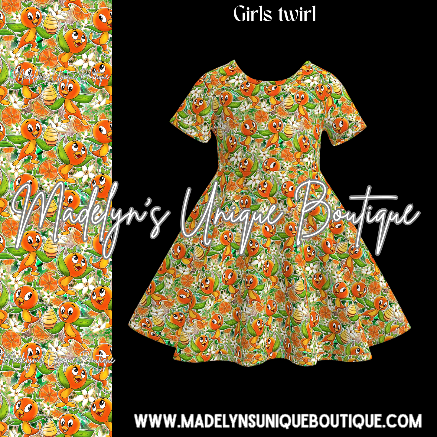 Girls twirl dress