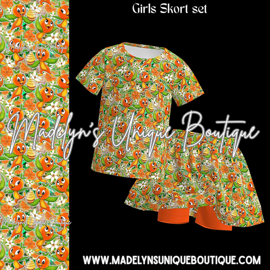 Girls skort set