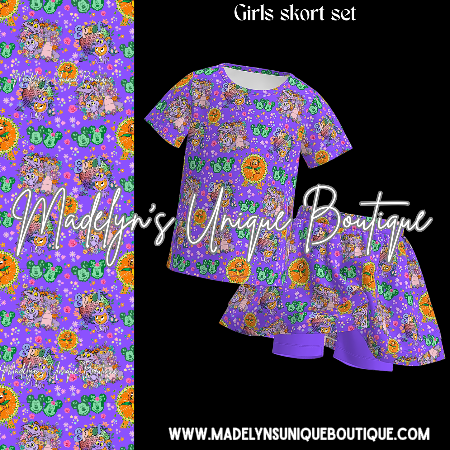 Girls skort set