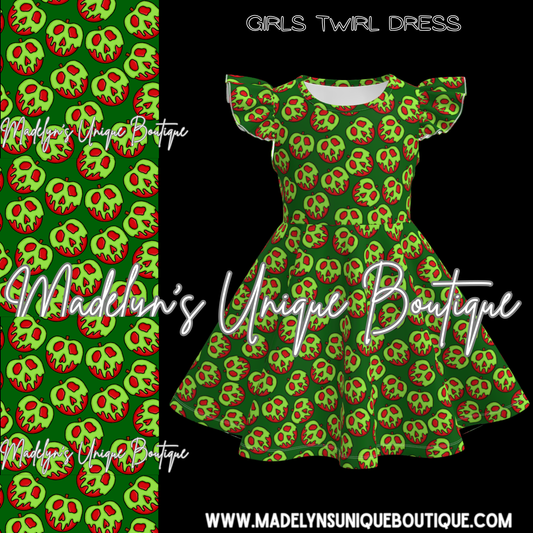 Girls twirl dress “Poisoned Perfection”