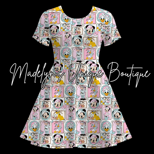 Women’s Christmas twirl dress with pockets