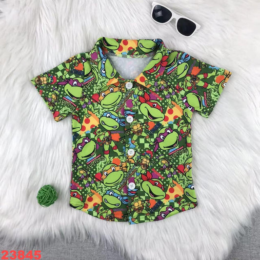 Button up shirt turtle