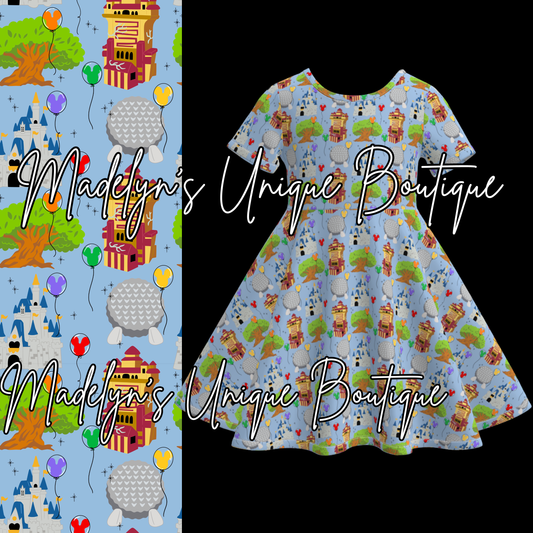 Girls twirl dress