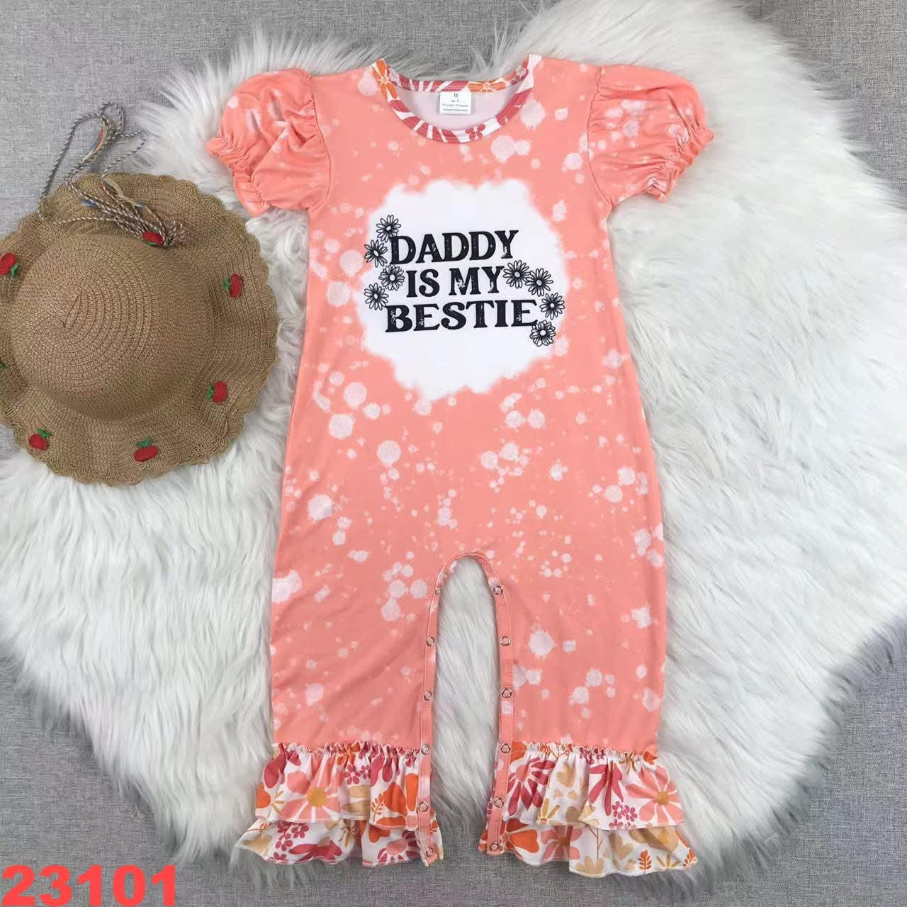 Daddy is my bestie romper