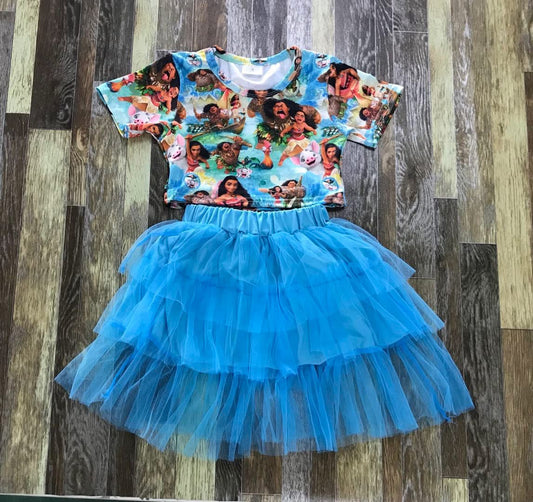 Princess MoanaTulle crop set 5/6