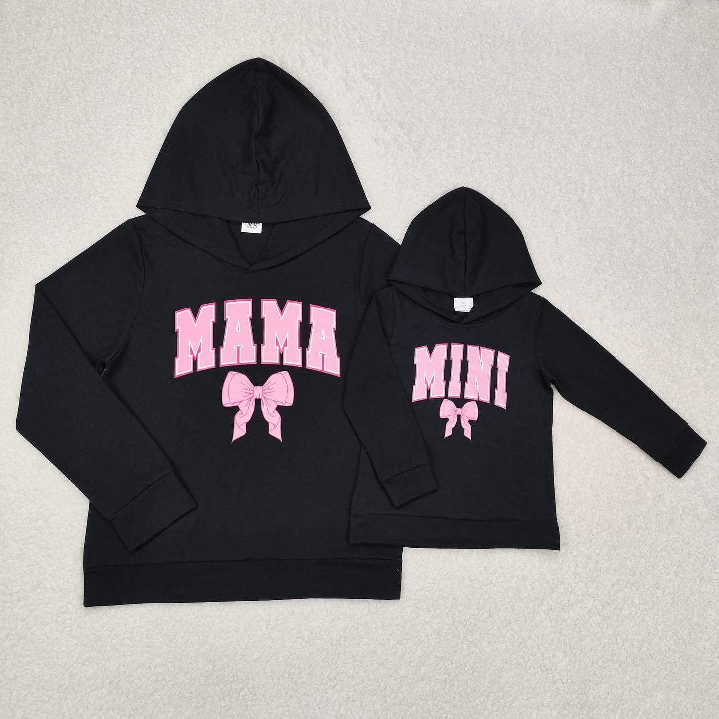 Mama Bow milksilk hoodies