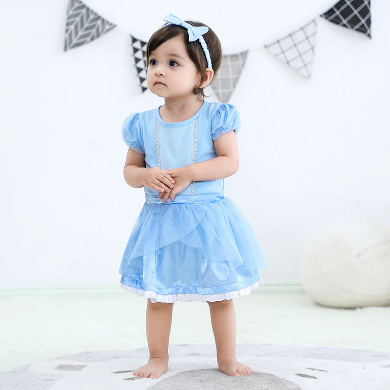 Adorable romper with headband