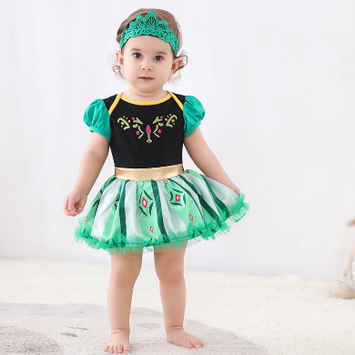 Adorable romper with headband