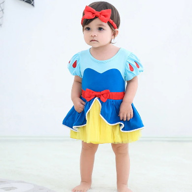 Adorable romper with headband
