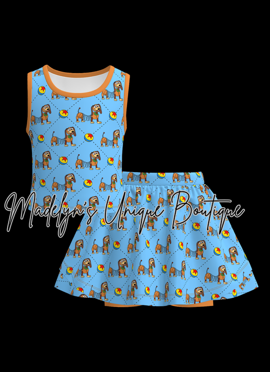 Girls skort set