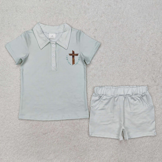 Cross shorts set