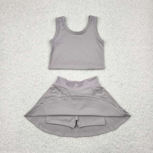 sports athletic set with shorts built in