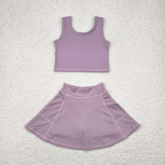 sports athletic set with shorts built in