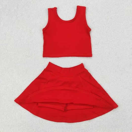 sports athletic set with shorts built in