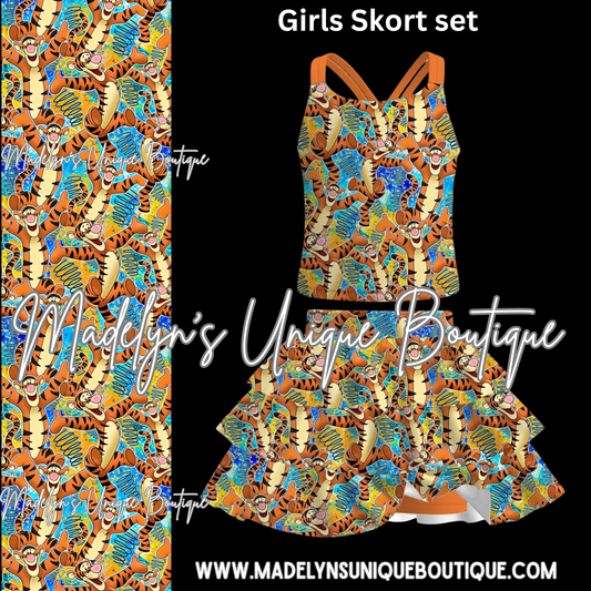 Girls skort set