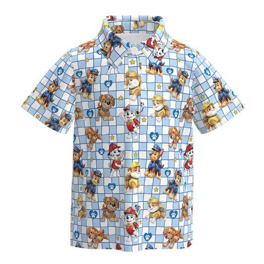 Boys button up shirt