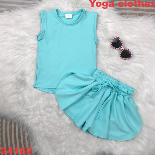 athletic set with shorts built in