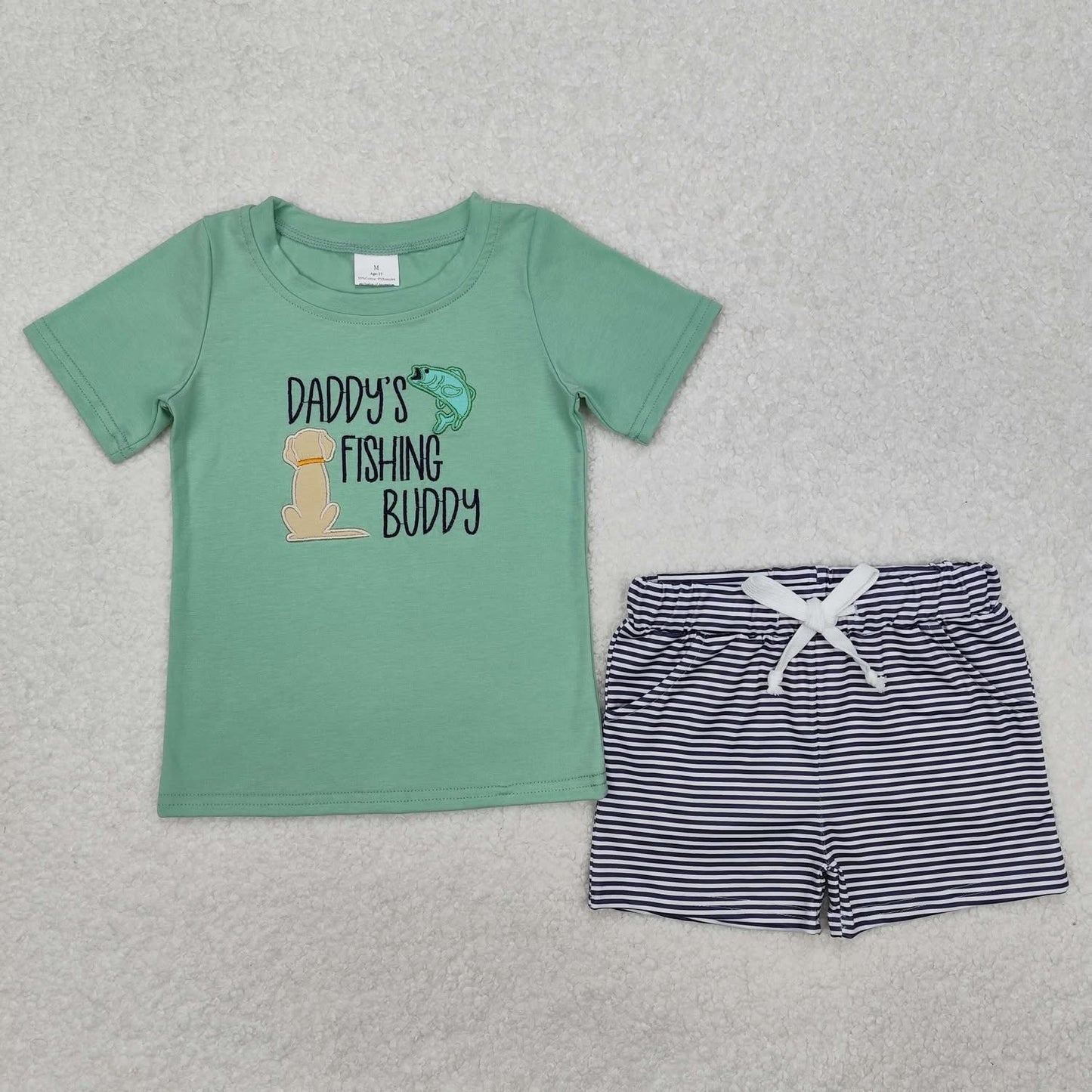 Embroidered “Daddy’s fishing buddy”