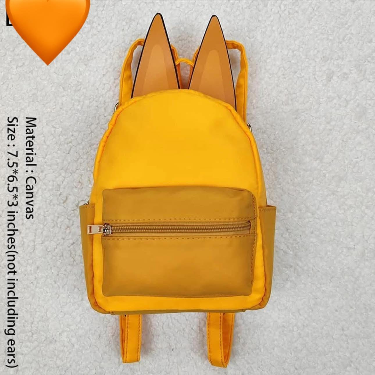 Orange pup bag