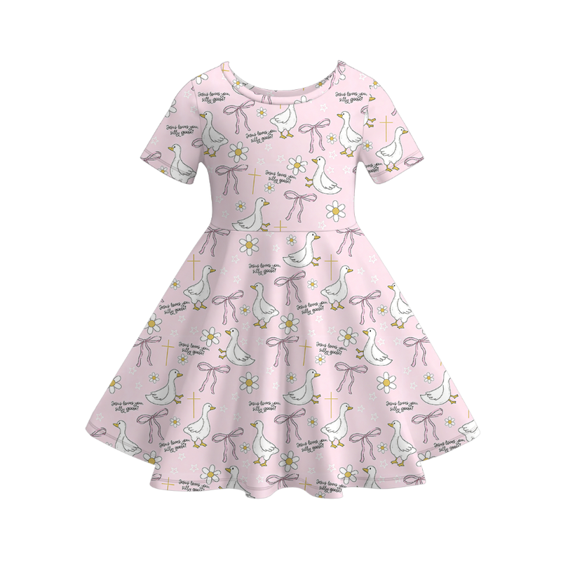 Girls dress (religious- Jesus loves you, silly goose)