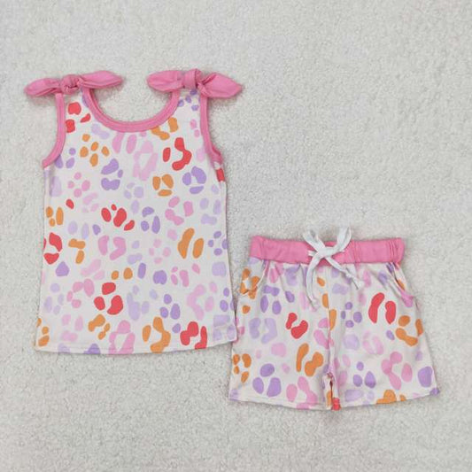 Girls leopard set