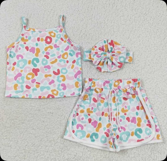 Girls leopard set